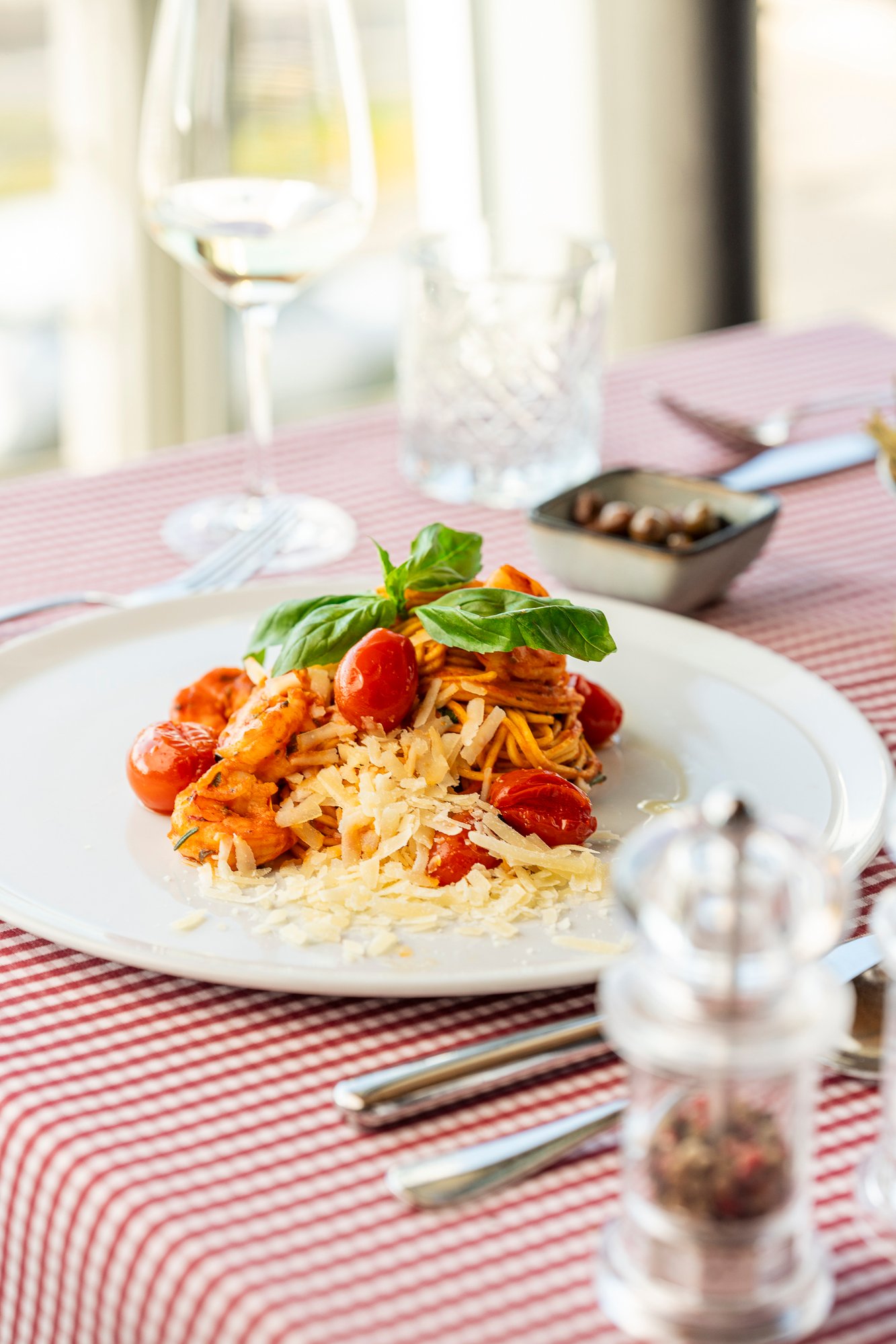 Kurhaus Warnemünde_Essen_Spaghetti Gambero_hf