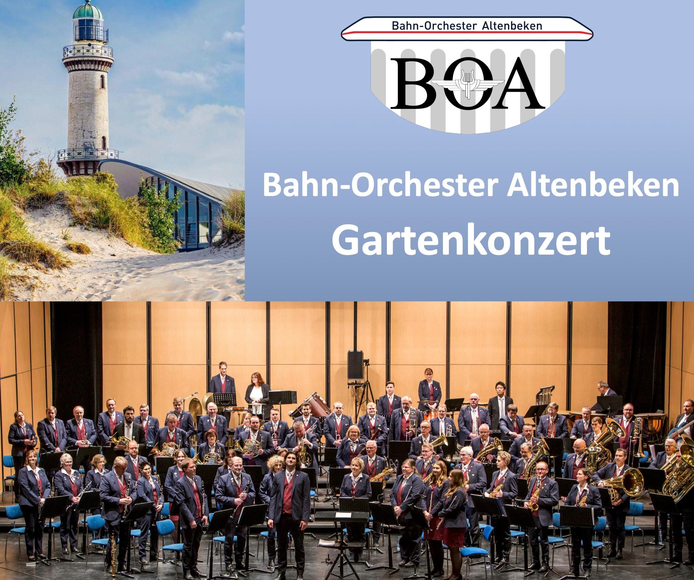 Plakat Bahn Orchester Altenbecken